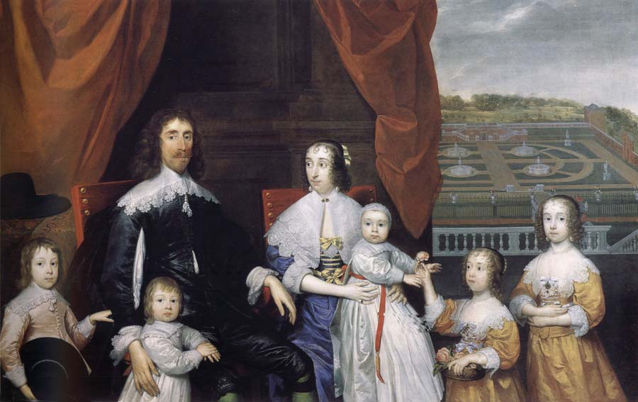 Arthur,1st Baron Capel and his family